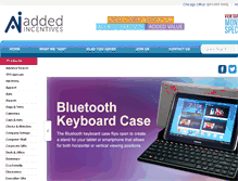 Tablet Screenshot of addedincentives.com